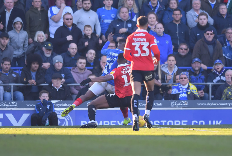 Main image for Davies saves penalty as Reds draw at Pompey 