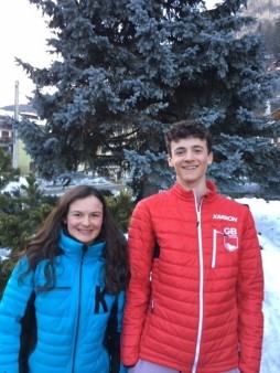 Main image for Skiing siblings hunt English Championships medals 