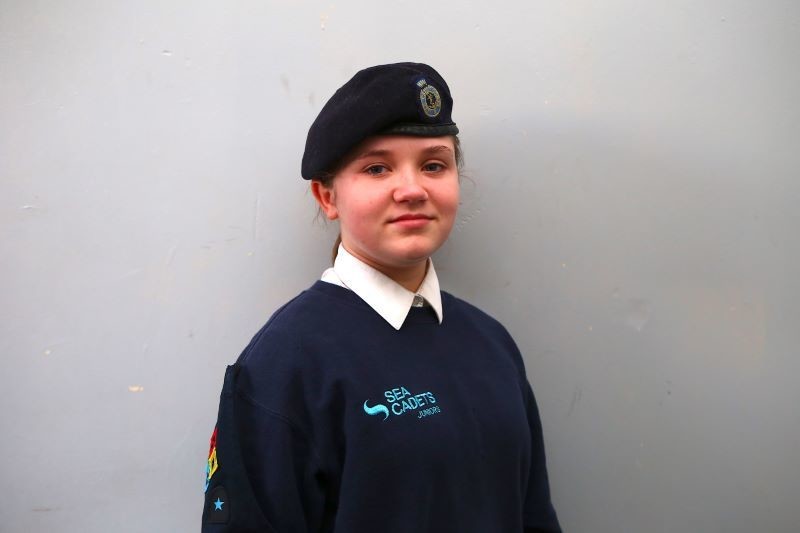 Main image for Cadet Taylor shows her skills to help at accident