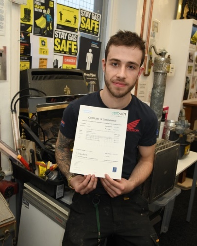 Main image for Teen becomes UK’s youngest qualified gas engineer