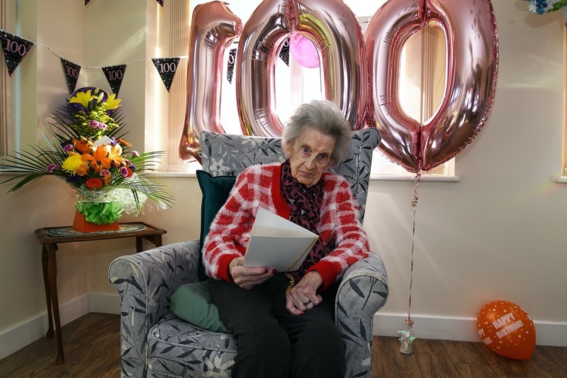 Main image for Ex-servicewoman marks 100th birthday