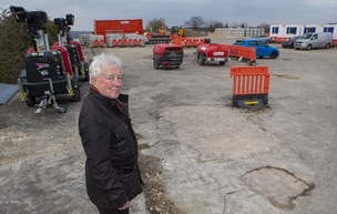 Work Started: Cpun Trevor Cave on the site of the new multi million pound youth centre where work is about to start. Picture Shaun Colborn PD091895