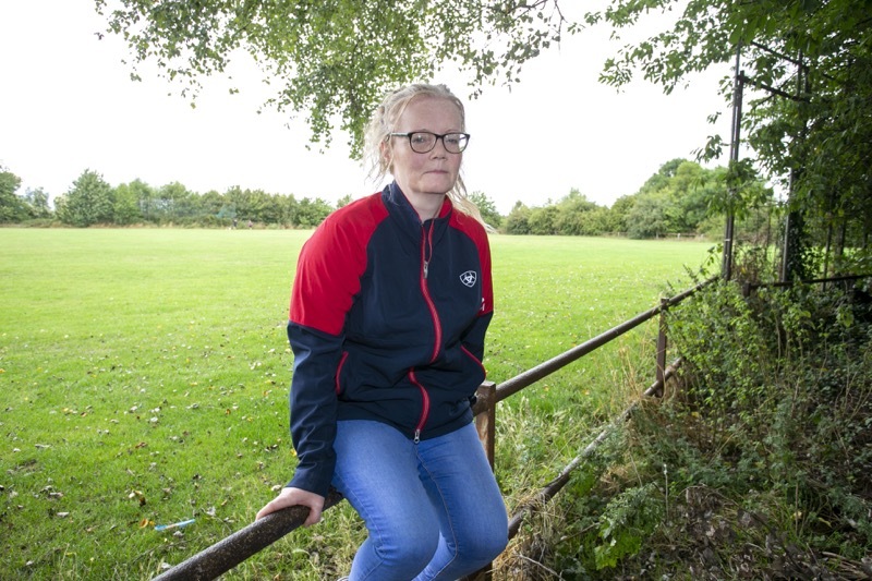 Horse Rider faces Hurdles: Lack of bridleways in the Barnsley is creating problems for horse riders according to Julie Fields. Picture Shaun Colborn PD091373