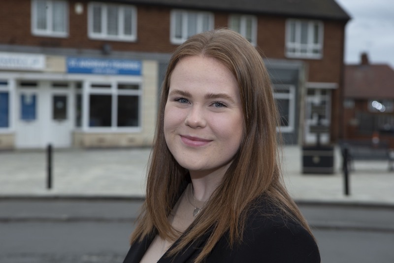Young Councilor: Abi Moore , who is set to be the youngest Barnsley councilor ever!. Picture Shaun Colborn PD091916
