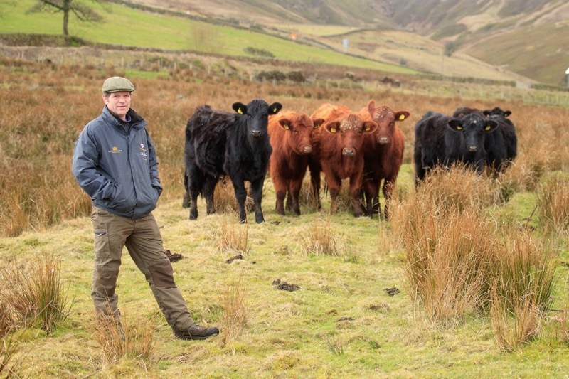 BACKING: Farmer James Howard, who is part of the PEF movement.