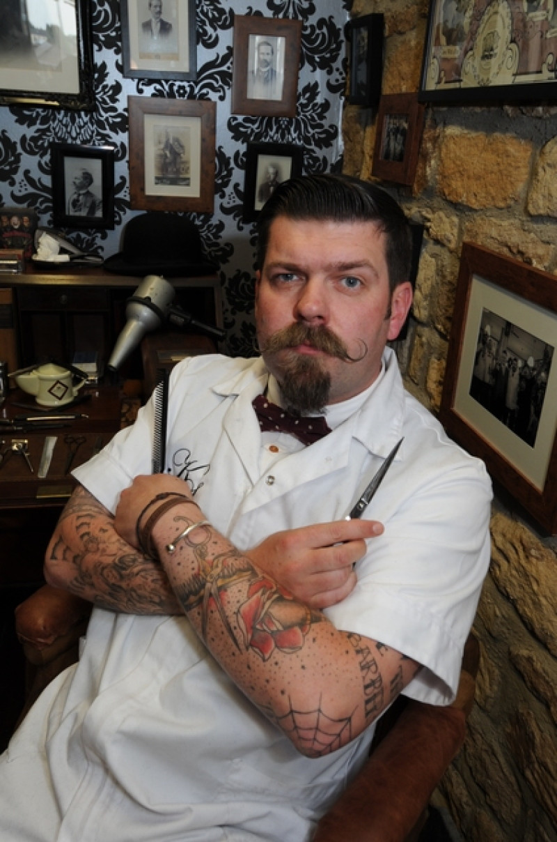Main image for Barnsley barber Karl is a cut above