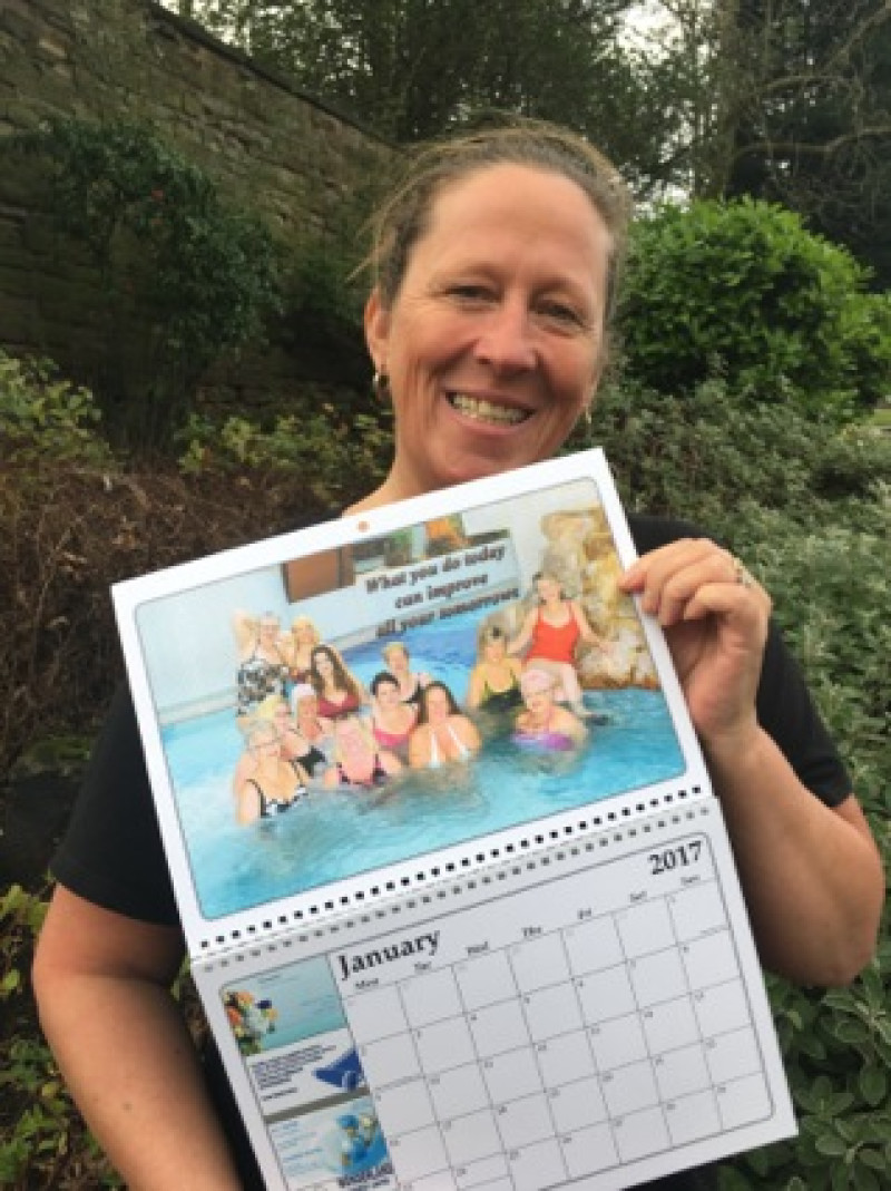 Main image for Aqua aerobics class raise money through calendar