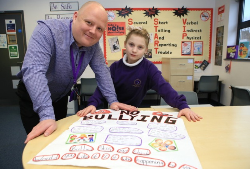 Main image for Young girl wins anti-bullying poster competition