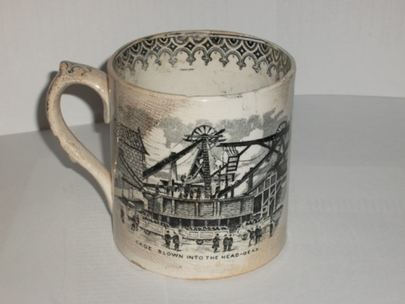 Main image for Rare Oaks Disaster mug to be auctioned to raise money for remembrance