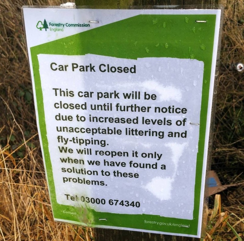 Main image for Fly tippers force car park closure