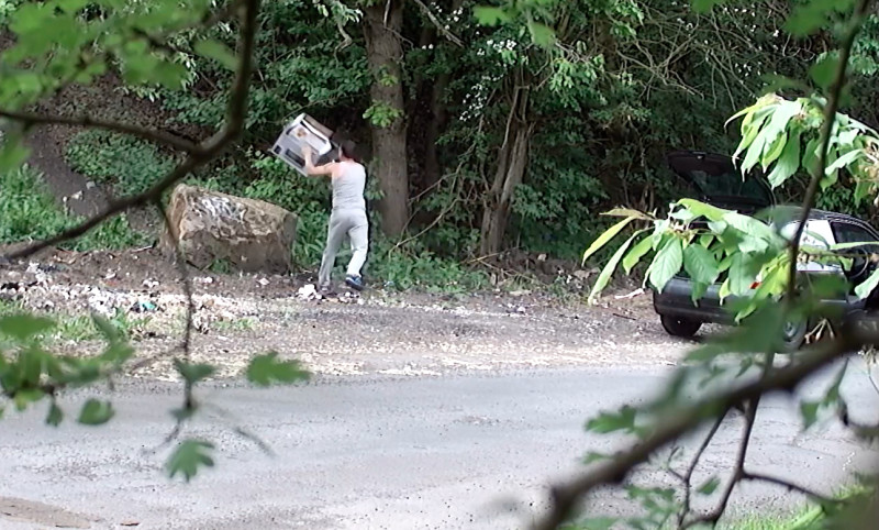 Main image for VIDEO: Fly-tipping caught on camera