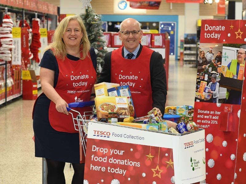 Main image for People in need are fed by Tesco shoppers