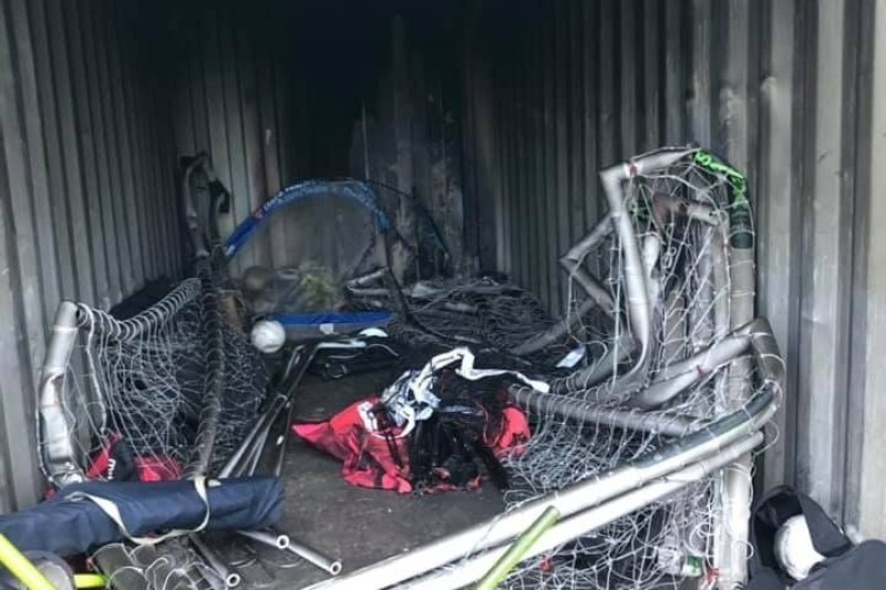Main image for Football club nets support after arson