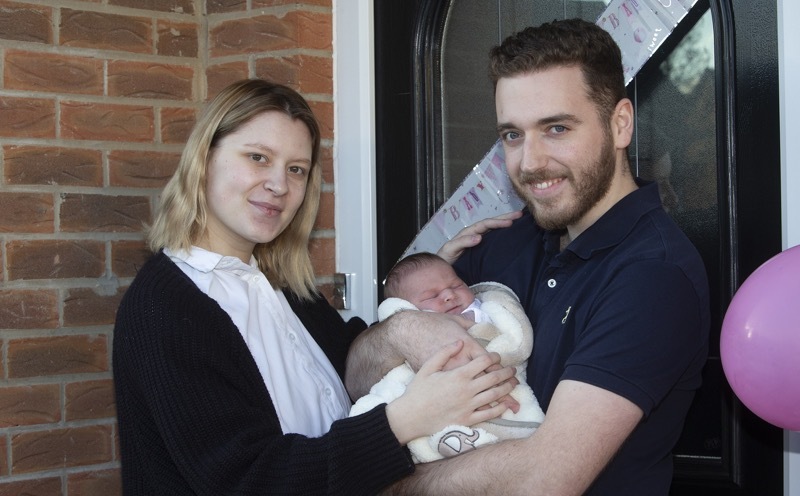 Main image for Town’s first new year baby arrives