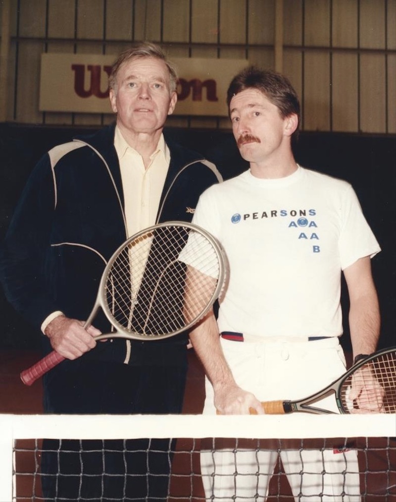 Main image for Tennis coach recalls brush with Hollywood royalty