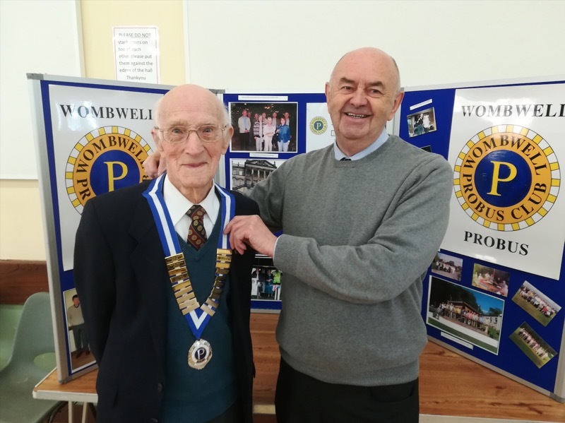 Main image for Club president to mark 100th birthday