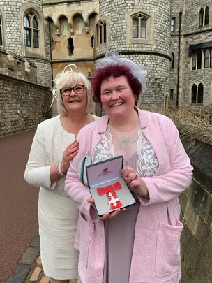 Main image for Campaigning Claire collects MBE