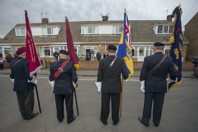Main image for Residents turn out in force to remember war hero