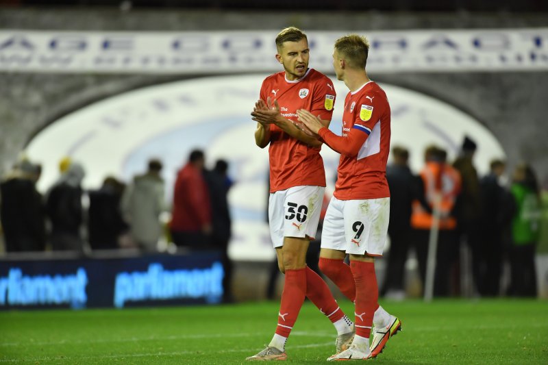 Injured duo Cauley Woodrow and Michal Helik