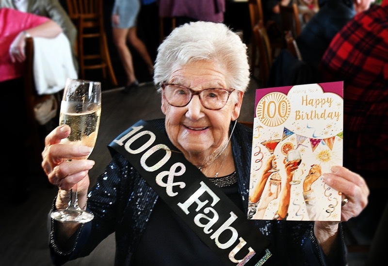 Main image for Darfield woman celebrates 100th birthday