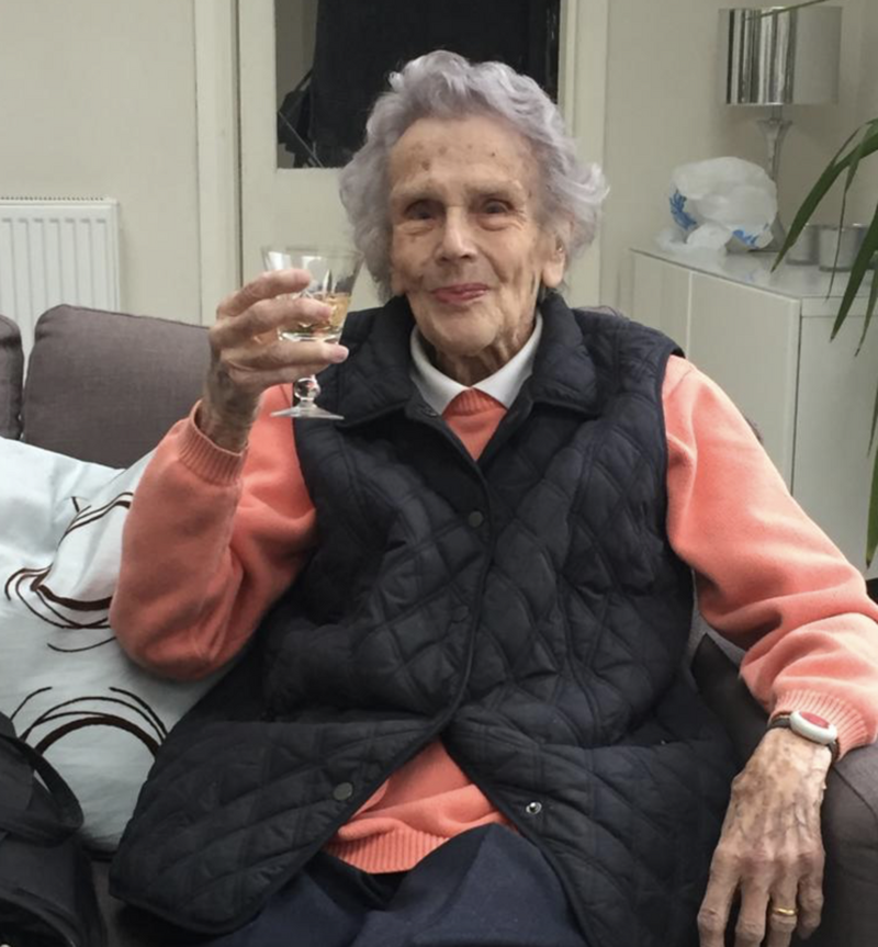 LONG-SERVING: Joan Shaw, who died at the age of 103 on New Year’s Eve.