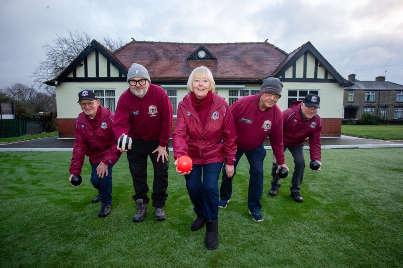 YOUNG BOWLERS REQUIRED: A village bowls club is appealing for younger members to carry on its tradition pictured Carole Smith, Patrick Murphy,Dave Green, Malc Simmonds and Ian Wigley, at Darfield Bowling club. Picture Shaun Colborn PD092812