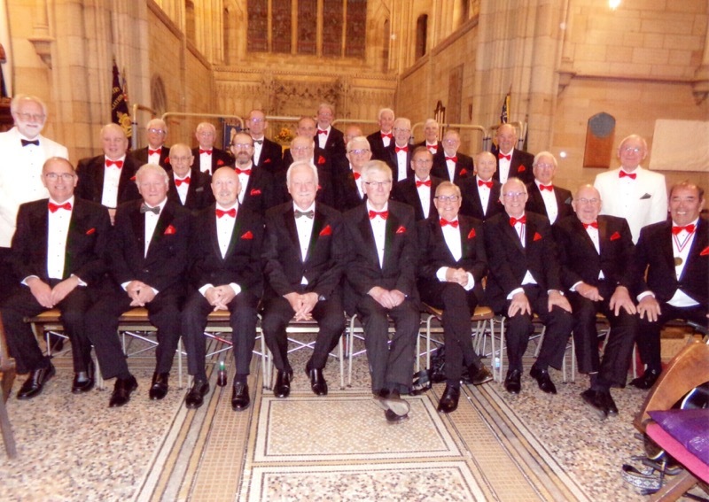 The Thurnscoe Harmonic Male Voice Choir.