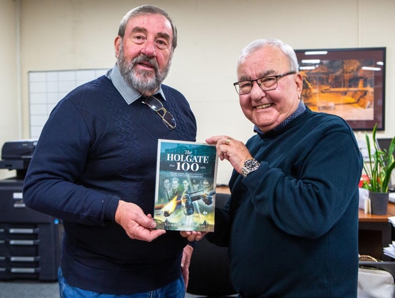 Barnsley old boys: Melvyn Lunn and Ian Harley who have collaborated on the publication of the men who died in WW2 that went to Holgate school, called Holgate 100. Picture Shaun Colborn PD092788
