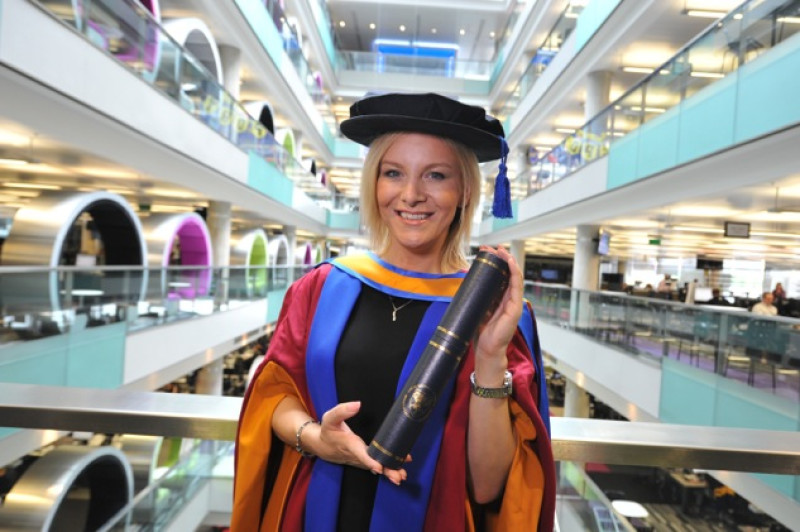 Main image for Hirsty receives honorary doctorate