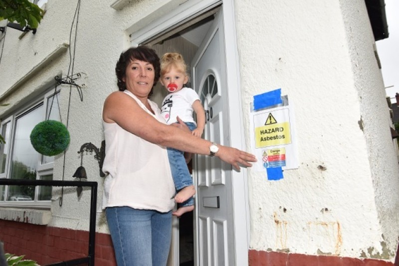 Main image for Resident unnerved over asbestos