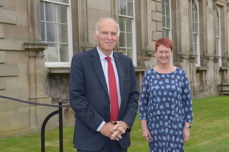 Main image for Sir Vince Cable visits Barnsley to see the fruits of his work in government