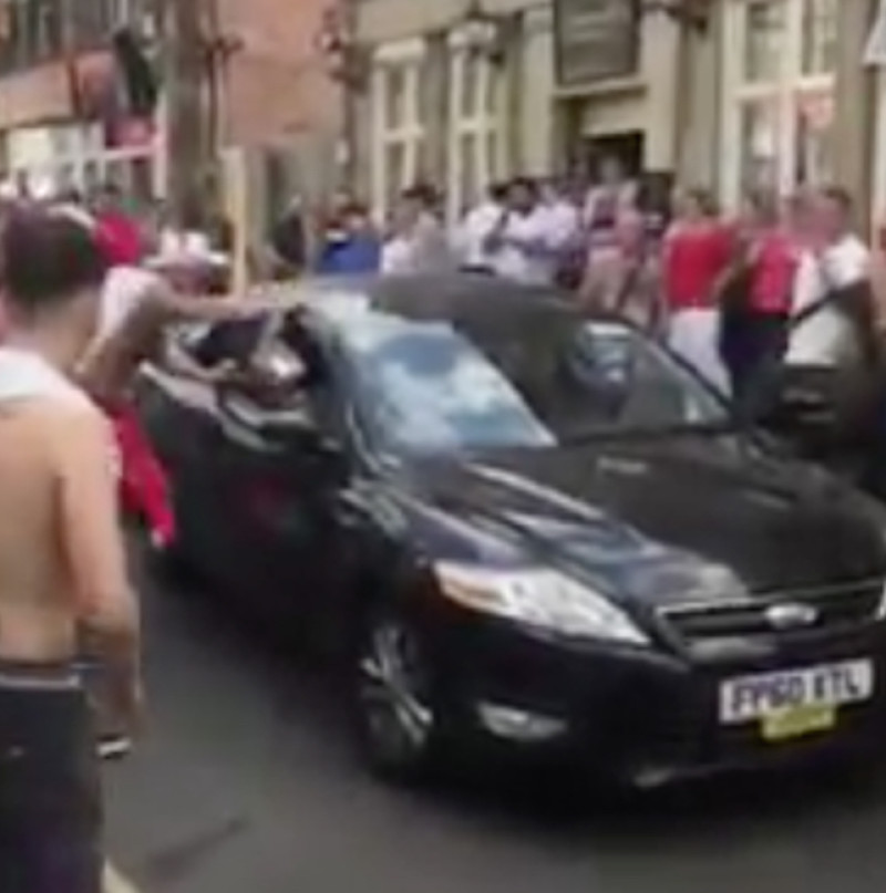 Main image for Football fans terrorise taxi driver