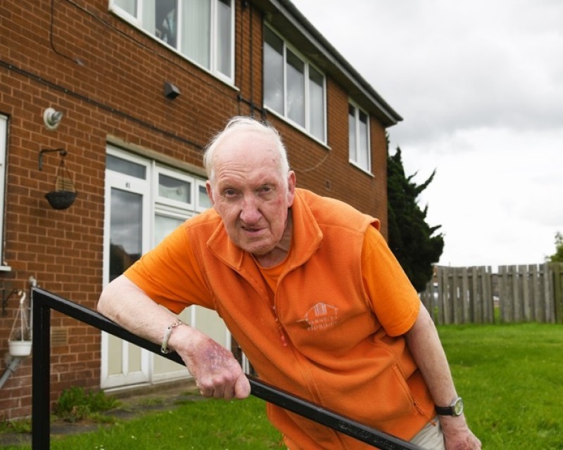 Main image for Pensioner has no plans to end hospice work