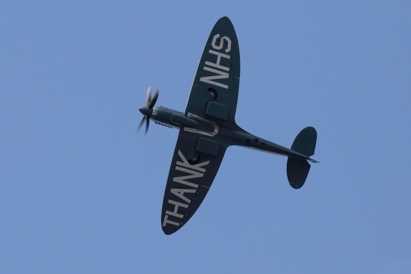 Main image for Spitfire thanks NHS staff
