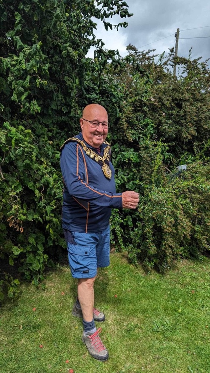 MAYOR’S CHARITY WALK: Coun Michael Stowe is lacing up his walking boots and gearing up to conquer a 23-mile charity walk.