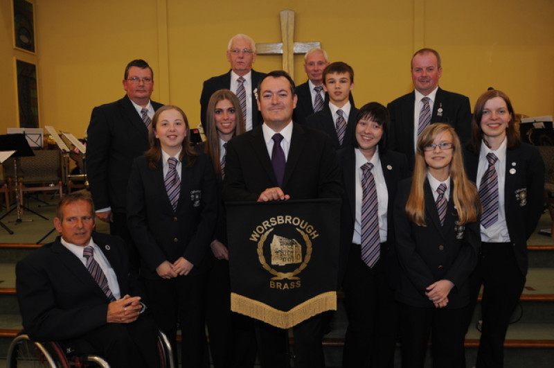 Main image for MP becomes brass band patron