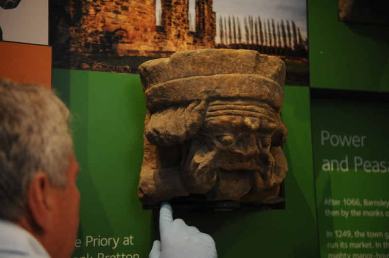 Main image for Monk Bretton Priory gargoyles among exhibits in new museum
