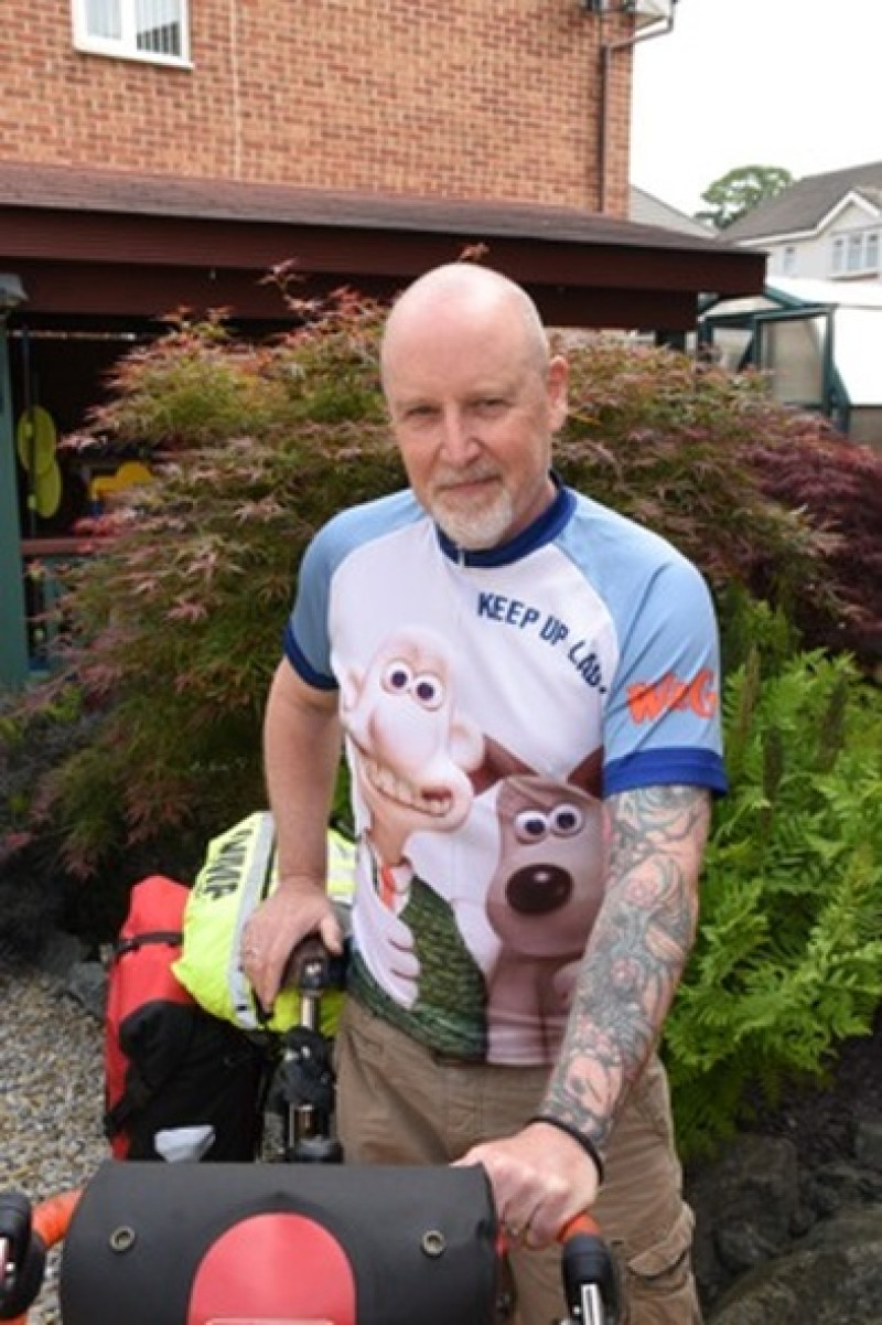 Main image for Local granddad completes epic cycle ride in memory of son