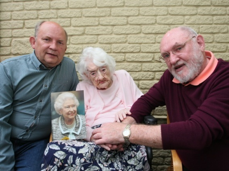 Main image for Wombwell woman celebrates 100th birthday