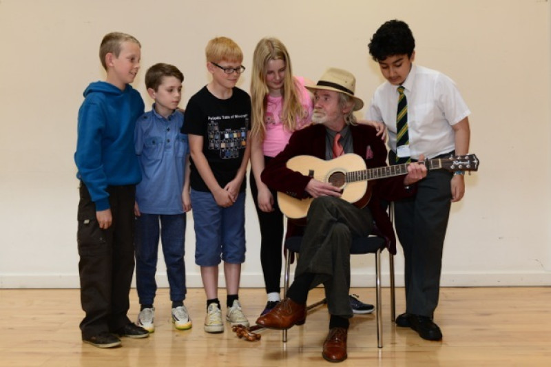 Main image for Terminally ill musician donates instruments to young people