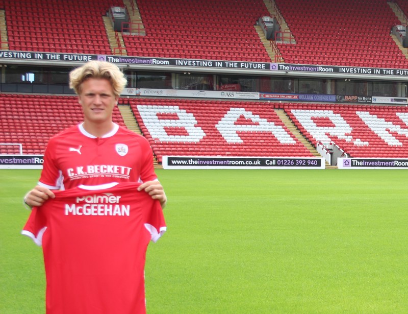 Main image for McGeehan signs for Barnsley