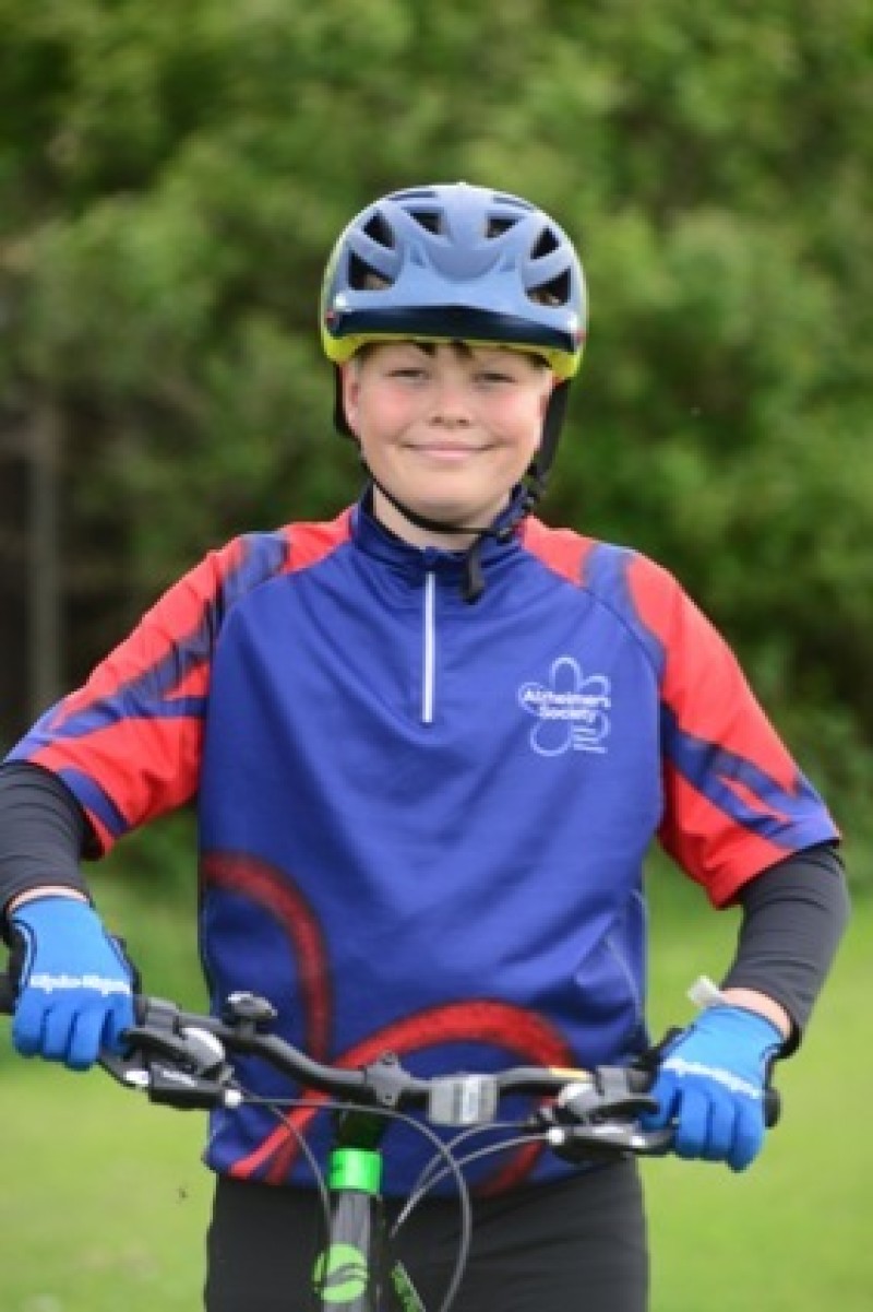 Main image for Callum takes on gruelling bike ride
