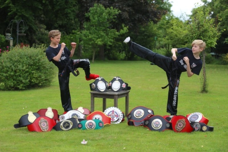 Main image for Kickboxing brothers fighting for England