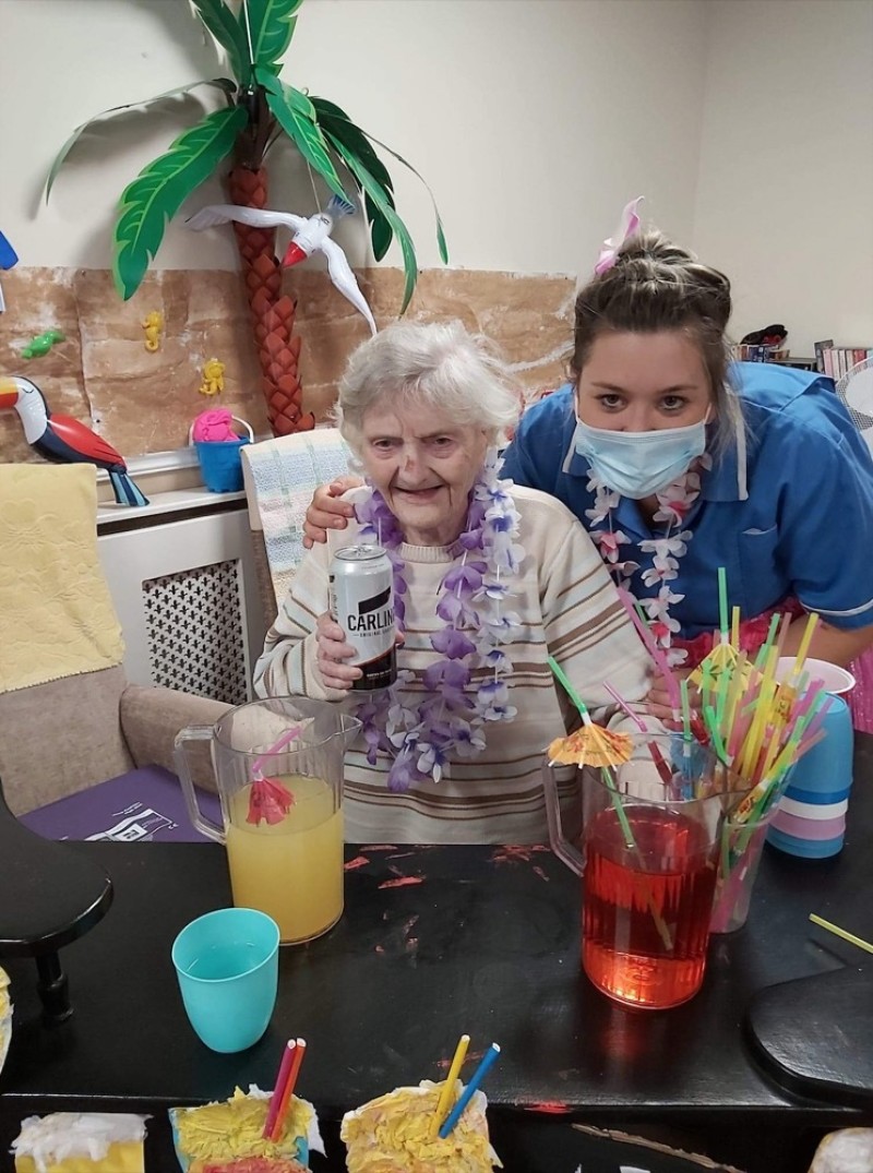 Main image for ‘Beach day’ for care home’s residents in lockdown