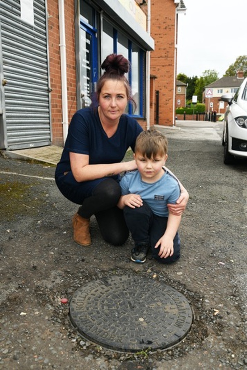 Main image for Youngster injured in manhole cover accident