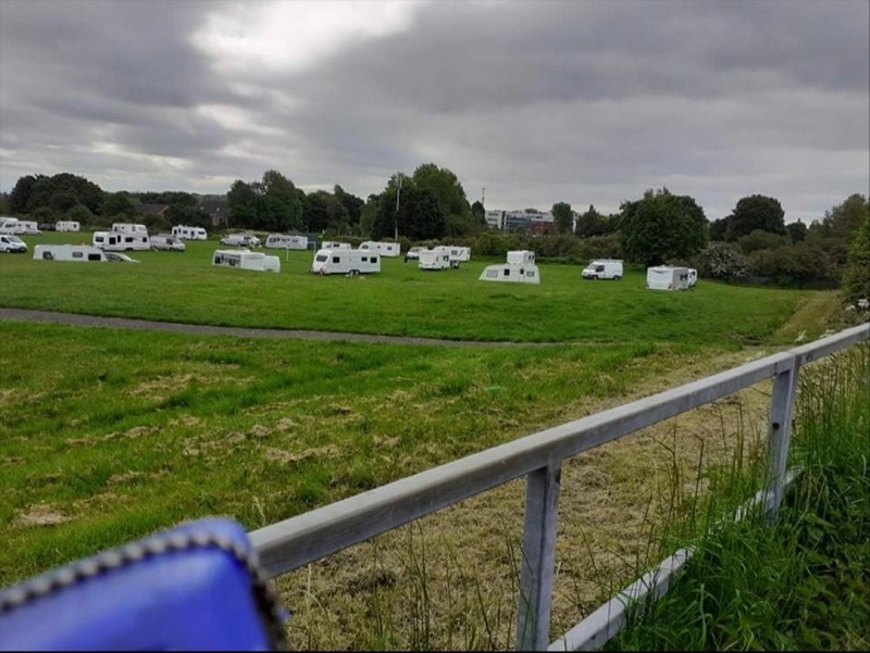 Main image for Travellers set up camp in Pogmoor