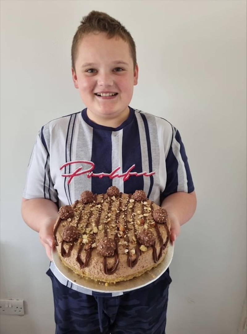 Main image for Youngster’s baking helps ease his anxiety