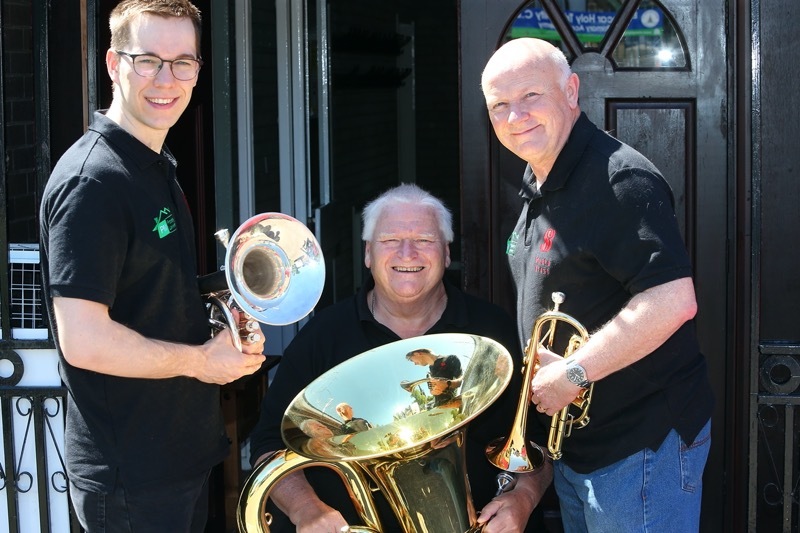 Main image for Painstaking home search ends for brass band