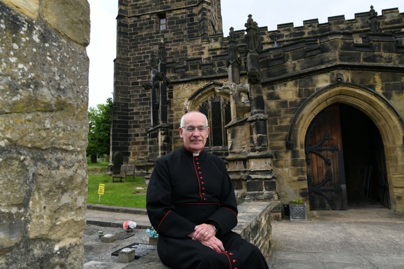 Main image for Vicar comes back to his roots...