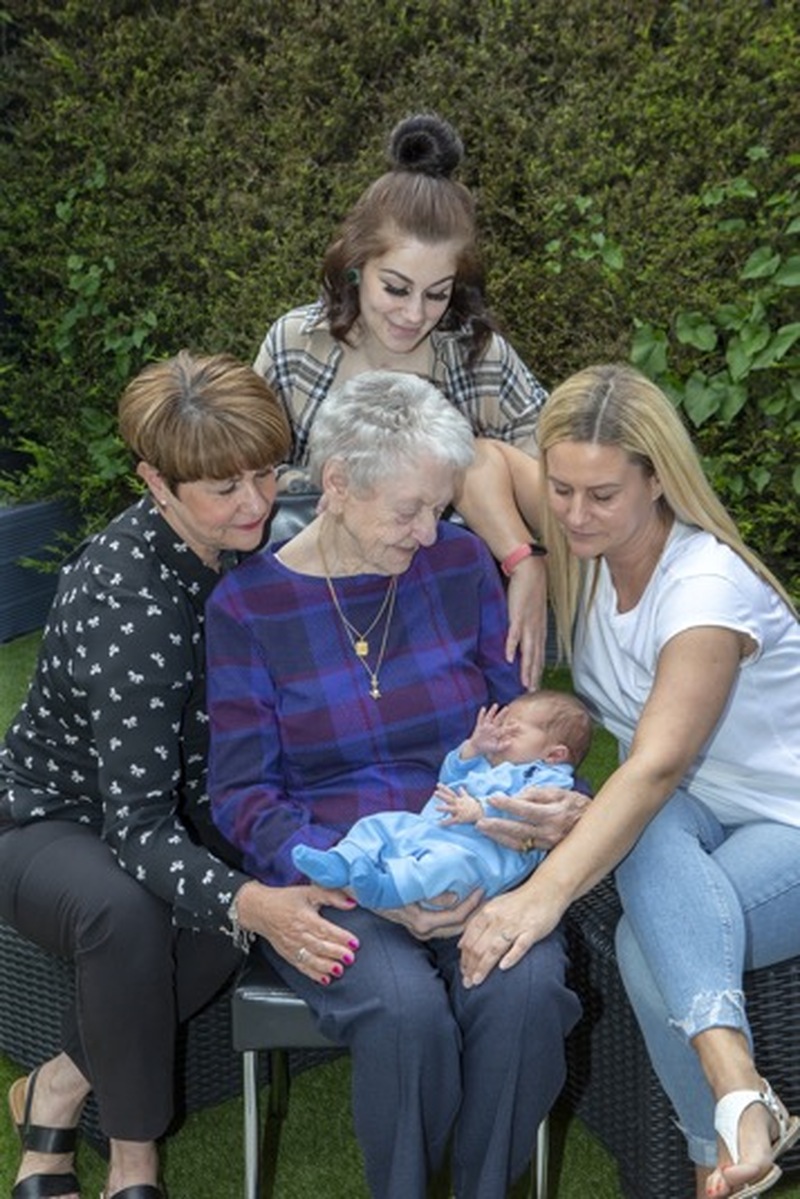 Main image for Family welcomes fifth generation